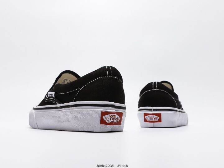 รองเท้าผ้าใบvans-slip-on-สีดำ-เผื่อไซส์-รองเท้าผ้าใบผู้ชายและผู้หญิง-รองเท้าลำลอง-มีเก็บปลายทาง