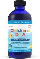 พร้อมส่ง Nordic Naturals, Childrens DHA, Strawberry, 8 fl oz (237 ml)