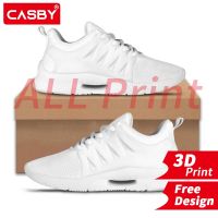 Mens Womens Casual Shoes Rubber Sole For Shoes Sports Shoe Male Sneakers 3D Print Custom Logo All Print Design DIY Free Design