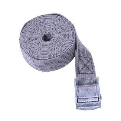 2M *25mm Car Tension Rope Tie Down Strap Strong Ratchet Belt Luggage Bag Cargo Lashing With Metal Buckle