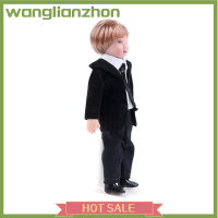 Wanglianzhon 1/12บ้านตุ๊กตาจิ๋วเด็กผู้ชายในการตกแต่งชุดสูท