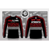 2023 NEW   the off streets rider long sleeve for boys and girls full dye sublimationmotorcycle T SHIRT cycling T SHIRT long shirt  (Contact online for free design of more styles: patterns, names, logos, etc.)