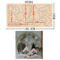 【ร้อน】คริสต์มาส TreePendant ตัดตาย HY504Dies เหมาะสำหรับเครื่องตัดตายทั่วไปในตลาด