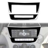 Central Control CD แผงควบคุมตกแต่งฝาครอบสติกเกอร์สำหรับ Benz C-Class W204 2011-2013รถอุปกรณ์เสริม ABS