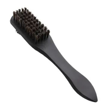 Round Head Horse Hair Brush Soft Leather Cleaning Brush Horse Hair