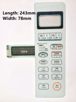 เตาอบไมโครเวฟอุปกรณ์เสริมแผงสำหรับ Galanz WD750B WD750ASL23 WD750ASL23II เมมเบรนสวิทช์ปุ่มควบคุมแบบสัมผัสส่วนทดแทน