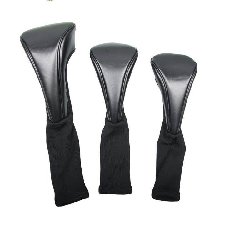 Wooden golf set long neck golf rod head three cases serve wood PU cap