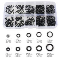 50~250pc O-ring Rubber NBR Seal Assortment Washer Gasket O Ring Kit Repair Faucet Pipe Car Plumbing Pneumatic Accessory Tool Set Clamps