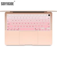 Laptop keyboard film For Macbook Air13 M1 chip A2337 protective cover silicone soft color keyboard cover English layout 2020 New Basic Keyboards