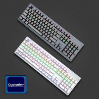 September K880 Mechanical Keyboard 104 keys RGB เกมมิ่งคีย์บอร์ด blue switch red switch