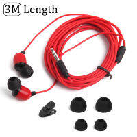 หูฟังอินเอียร์แบบมีสายยาว3M,หูฟัง Micro-Sound เสียงเบสแน่นเบาบางตามธรรมชาติและมั่นคง