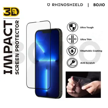 RhinoShield 3D Impact Matte Screen Protector Compatible with [iPhone 12/12  Pro] | Ultra Impact Protection - 3D Curved Edges for Full Coverage 