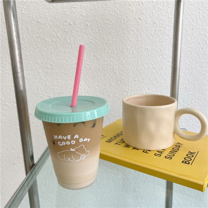 anit-หลอดรูปการ์ตูนแบบพกพา-ความจุมากเครื่องดื่มน้ำดื่มแก้วกาแฟถ้วยชานมถ้วยน้ำถ้วย