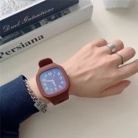 Special watches for civil servants exams for men and women with the same ins style small crowd square simple temperament mute student watches