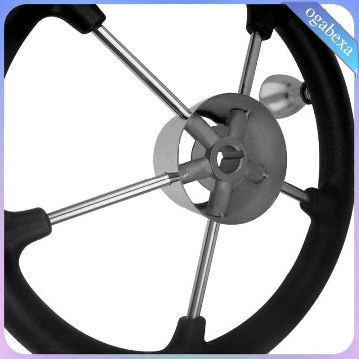 ™Marine Steering Wheel 5Spoke 131/2 Inch Stainless Boat Steering