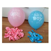 10pcs 12inch boy blue girl pink  Latex Balloons Baby gender secret balloon Baby Shower birthday Party Decoration Balloons