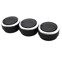 3Pcs AC Switch Knob Air Conditioning Heat Control Knobs for Platz Vios Vitz Yaris X