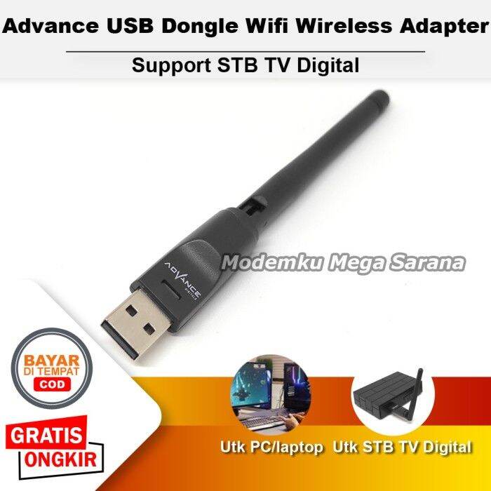 Advance USB Dongle Wifi Wireless Adapter Receiver WF01 SUPPORT STB TV