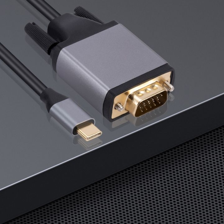 konverter-kabel-video-usb-3-1-tipe-c-ke-vga-kabel-video-tipe-c-ke-vga-adapter-aluminium-aloi-kabel-usb-c-untuk-pc-laptop-monitor