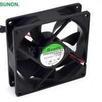 Sunon พัดลมพัดลมทำความเย็นเซิร์ฟเวอร์9ซม. 92*92*25มม. 90มม. 9225 Kde2409ptb1-6a 24V 3.6W