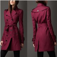 【HOT】❄✙○ Trench Jacket Coats Korean Windbreaker Fashion England Sashes Side Split Breasted Oversized Outerwear