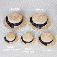 1PCS Cute Handmade Doll Strawhat for Blyth 1/6bjd 1/4bjd 1/3bjd ob11 Doll Hat Accessories