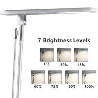 LED Desk Lamp USB Charging 7 Gear Dimming 4 Colors Light Touch Control Eye-caring Table Lights For Bedroom Living Room Office