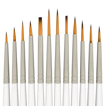 MyArtscape Pocket Paint Brush Set - 7 Artists' Paintbrushes for Watercolor,  Acrylic and Oil Painting - Quality Art Supplies (Pocket Brushes - 002)