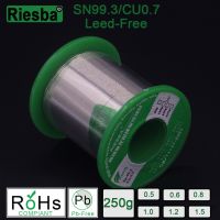 1Pcs 250g Lead-Free Solder Wire 0.5-2.0mm Unleaded Lead Free Rosin Core for Electrical Solder RoHs