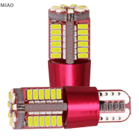 MIAO 2pcs T10 57SMD Strobe Blink 3014 LED CANbus ข้อผิดพลาดที่จอดรถฟรี Light WEDGE TAIL