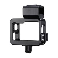 Metal Cage for Go Pro Hero 5 6 7 Black Frame Housing Case With Cold Shoe Camera Extend Filter Mic adapter