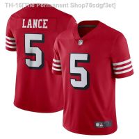 ▫✖ San Francisco 49ers San Francisco 49ers football jersey No. 5 Trey Lance jersey mens