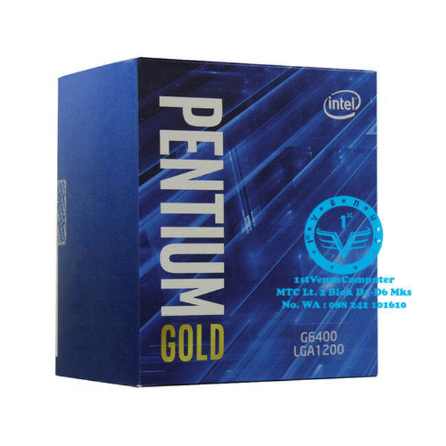 PROCESSOR INTEL PENTIUM GOLD G6400 BOX 4M CACHE 4.0GHz / PRO16-INL ...