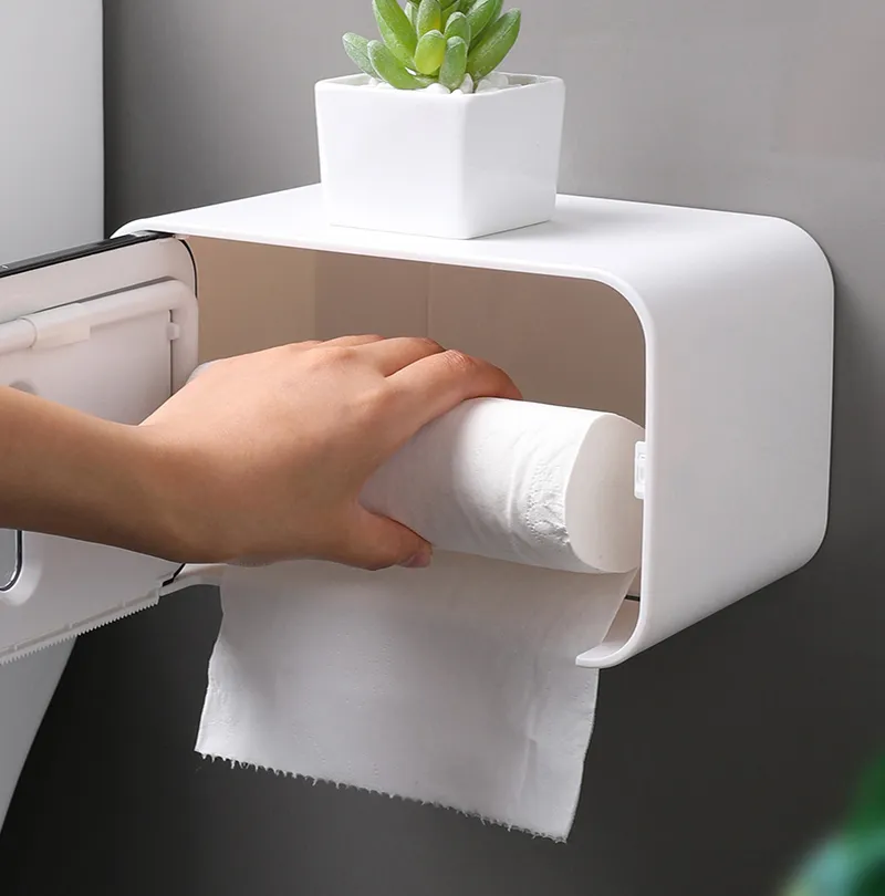 Nordic Wall-mounted Toilet Paper Holder For Bathroom, Kitchen