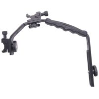 L Bracket Padded Handheld Holder L Brackets Heavy Duty Adapter With Ball Head And Dual Flash Hot Cold Shoe Mount For Dslr Camera Camcorder Video Light Or - phone