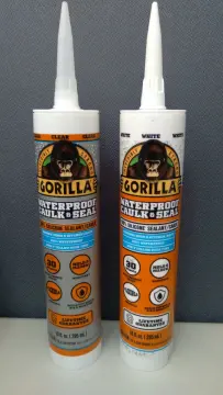 Gorilla 100% Silicone Sealant & Caulking Clear 10 oz.