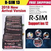 R-SIM 13 สำหรับ iPhone XR/XS/X/8/8 P/7/7 P/ 6 s/6SP 4G R - SIM NANO กล่องเก็บซิมการ์ด IOS 12