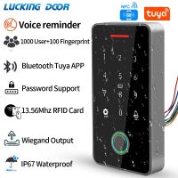 Hans1 NFC Tuya Backlight 13.56Mhz Card Access Keypad Door Lock Opener Output  IP66 Watreproof