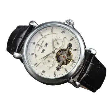 Edward east automatic outlet watch with skeleton movement