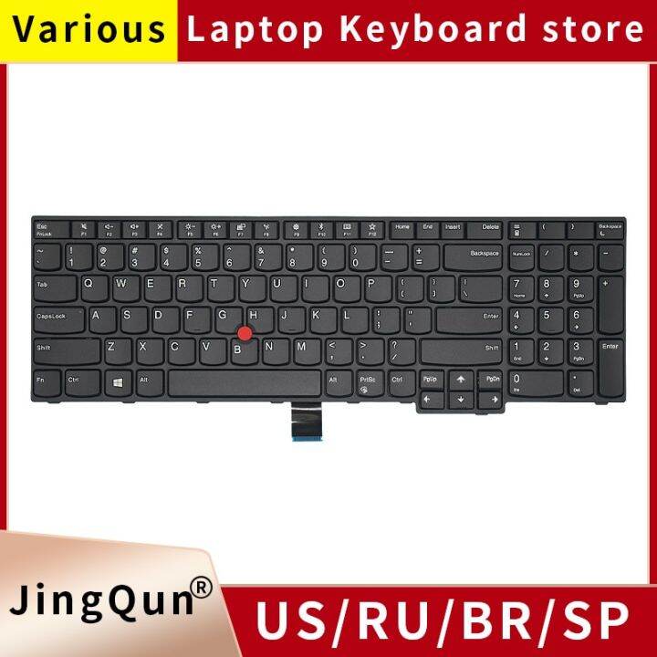 New Us Russian Laptop Keyboard For Lenovo Ibm Thinkpad E540 E531 T540 T550s T560s T540p W550 7829