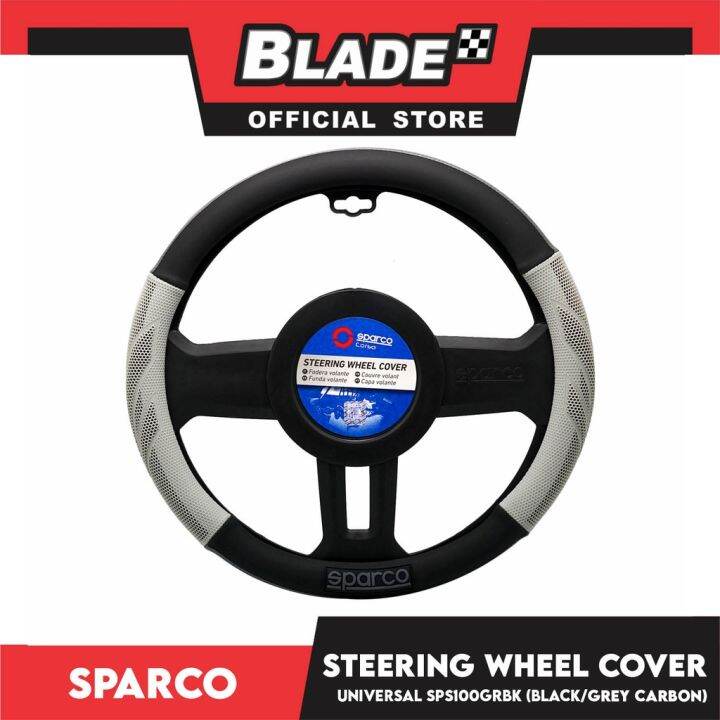 Sparco Steering Wheel Cover SPS100GRBK (Black/Grey) Lazada PH