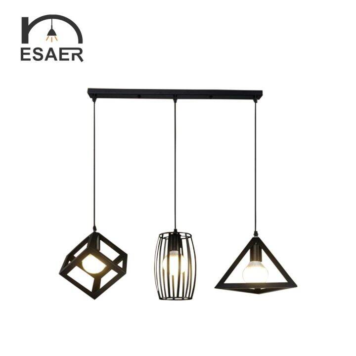 ESAER Three Head Chandelier Ceiling Lights Lamp Lazada PH