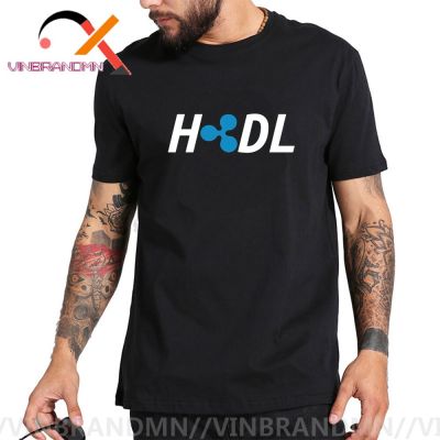 Hodl Ripple Xrp Coin Crypto Cryptocurrency Mens Purified Cotton Short Sleeve T-Shirt O Neck Short Sleeves Tee Shirts