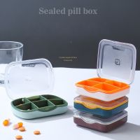 【CW】☽♂  Pill Organizer Moisture Proof Pills for Purse Medicine Vitamin Holder