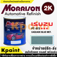 [MORRISON] สีพ่นรถยนต์ สีมอร์ริสัน อิซูซุ เบอร์ PT-072 *** ขนาด 1 ลิตร - สีมอริสัน ISUZU.