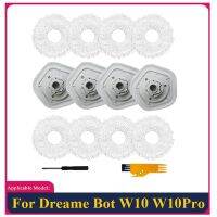 14Pcs for Dreame W10/W10 Pro Robot Vacuum Cleaner Mop Cloth Cleaning Brush for Cleaning Floor Replacement Spare Parts