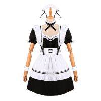 ●♦ Miracle Lovely Nuan Nuan Around the World Red Wine Sweetheart Black and White Maid Clothes Lolita Cute Maid Clothes Wholesale