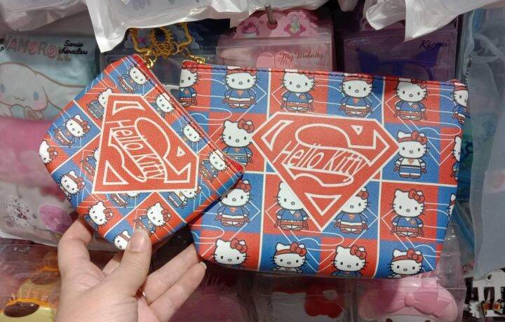 กระเป๋าสำอางค์-กระเป๋าใส่เหรียญ-กระเป๋าจัดระเบียบอเนกประสงค์-ลาย-hello-kitty-และ-snoopy-งานหนัง-pu-กันน้ำ-ขนาดกระเป๋าสำอางค์-20-15-5-cm-ขนาดกระเป๋าเหรียญ-12-10-3-cm