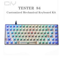 ZUOYA TES84 Hotswap DIY Mechanical Keyboard Kit wired Type-c 35pin RGB Backlit Metal middle frame Customized Kit