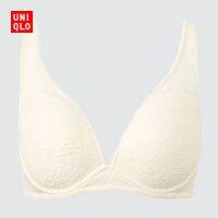 UniqloPMIC บราแหวนไร้โลหะสำหรับผู้หญิง (เสื้อชั้นในเปลือยแบบมีกระดุมด้านหลังแบบมีสปริง) 445386